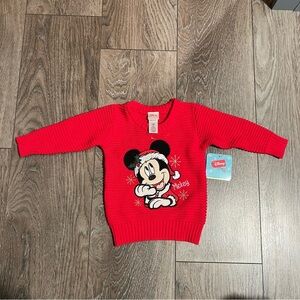 Disney Mickey Mouse Christmas sweater 12m